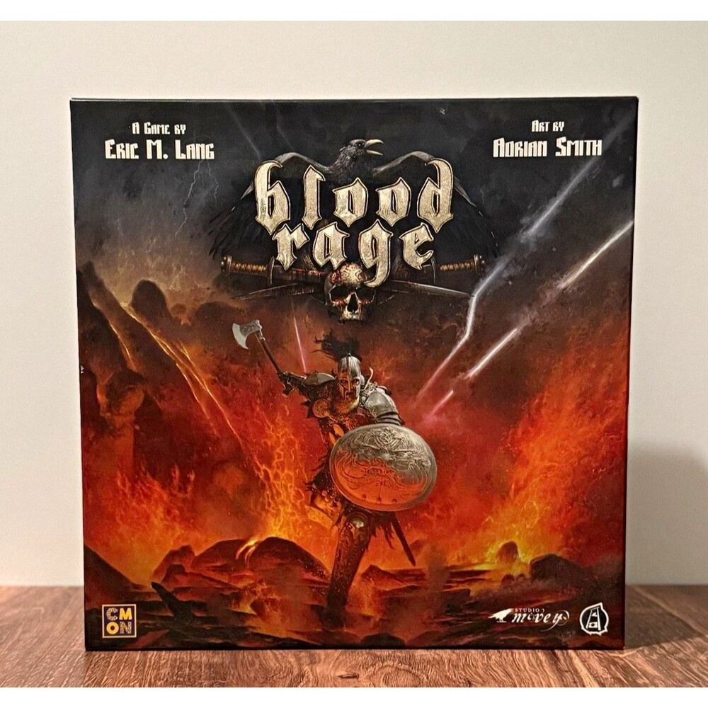 NEW Blood Rage Fantasy Board Game Complete, 2-4 players, ages 14+ 2015 Award